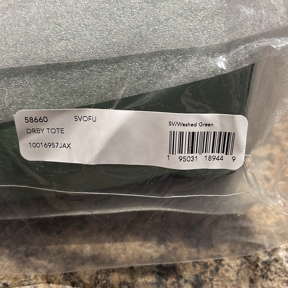 Coach Derby Tote In Washed Green - Picture 3 of 10